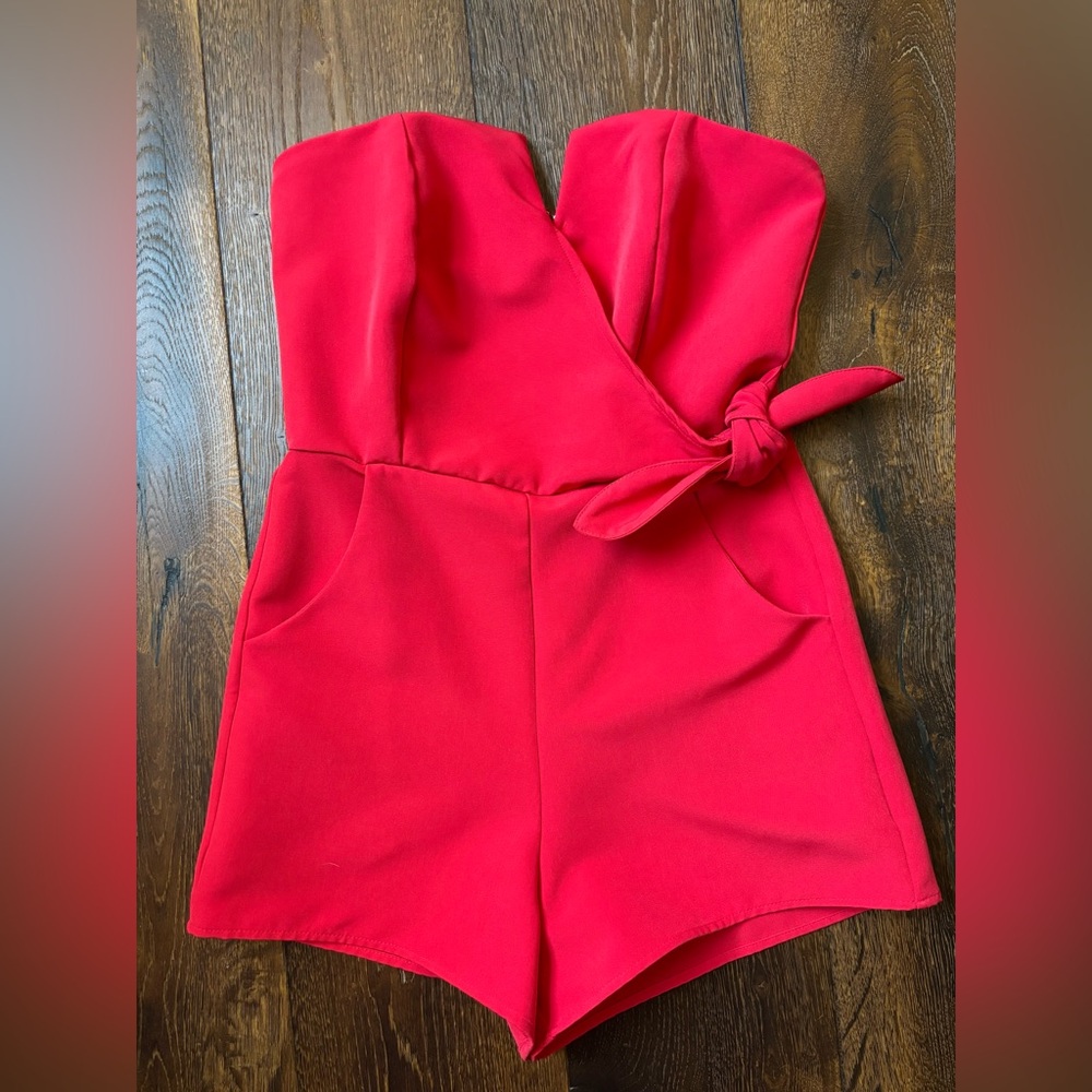 Judith March - Red Romper - M